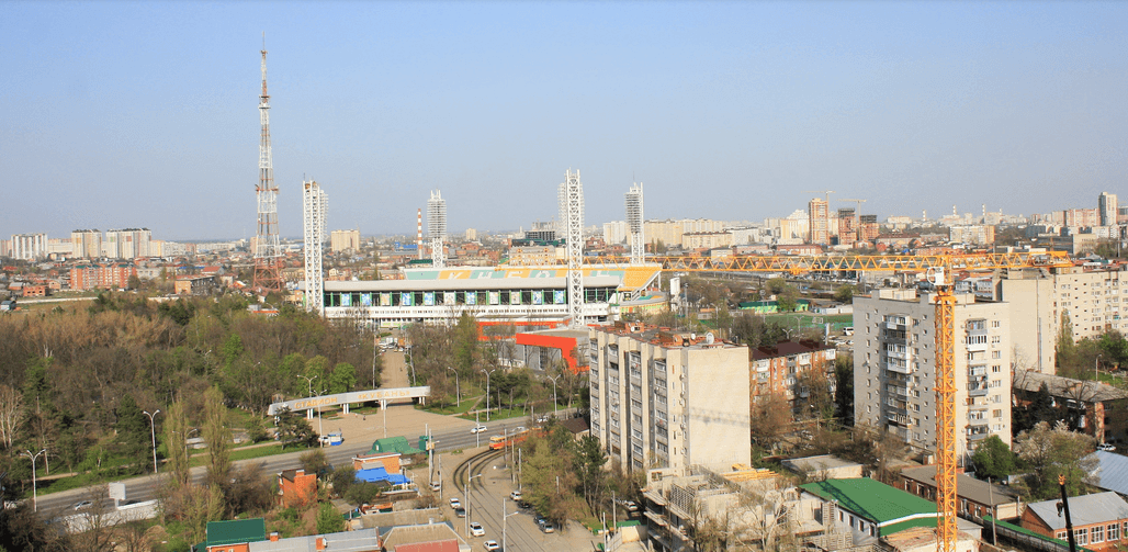 ЖК Краснодар панорамный вид из окон